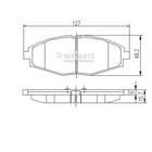 Remblokset Nipparts j3600909 Remblokset Nipparts j3600909