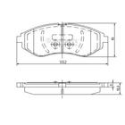 Remblokset Nipparts j3600911 Remblokset Nipparts j3600911