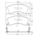 Remblokset Nipparts j3605031 Remblokset Nipparts j3605031