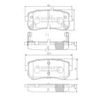 Remblokset Nipparts j3610512 Remblokset Nipparts j3610512