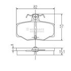 Remblokset Nipparts j3611031 Remblokset Nipparts j3611031