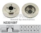 Remschijf Nipparts n3301097 Remschijf Nipparts n3301097