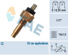 Fae Temperatuursensor 34160 Fae Temperatuursensor 34160
