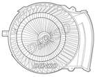Denso Kachelventilator DEA07021 Denso Kachelventilator DEA07021