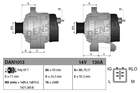 Denso Alternator/Dynamo DAN1013 Denso Alternator/Dynamo DAN1013