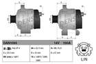 Denso Alternator/Dynamo DAN1093 Denso Alternator/Dynamo DAN1093