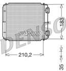 Denso Kachelradiateur DRR23018 Denso Kachelradiateur DRR23018