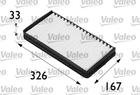 Valeo Interieurfilter 698203 Valeo Interieurfilter 698203