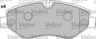 Valeo Remblokset 541734 Valeo Remblokset 541734