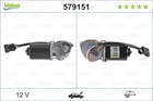 Ruitenwissermotor Valeo 579151 Ruitenwissermotor Valeo 579151