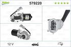 Ruitenwissermotor Valeo 579220 Ruitenwissermotor Valeo 579220