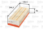 Luchtfilter Valeo 585001 Luchtfilter Valeo 585001