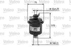Brandstoffilter Valeo 587208 Brandstoffilter Valeo 587208
