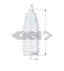 Stuurhuis hoes Spidan 84201 Stuurhuis hoes Spidan 84201