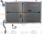 Airco condensor Hella 8fc351000441 Airco condensor Hella 8fc351000441