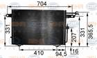 Airco condensor Hella 8fc351035531 Airco condensor Hella 8fc351035531
