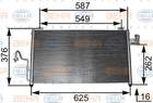 Airco condensor Hella 8fc351301091 Airco condensor Hella 8fc351301091