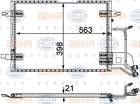 Hella Airco condensor 8FC 351 301-401 Hella Airco condensor 8FC 351 301-401