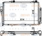 Radiateur Hella 8mk376701714 Radiateur Hella 8mk376701714