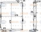 Radiateur Hella 8mk376711274 Radiateur Hella 8mk376711274