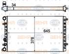 Radiateur Hella 8mk376716614 Radiateur Hella 8mk376716614