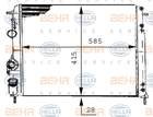 Radiateur Hella 8mk376717441 Radiateur Hella 8mk376717441