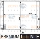 Hella Radiateur 8MK 376 729-511 Hella Radiateur 8MK 376 729-511