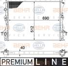 Hella Radiateur 8MK 376 754-091 Hella Radiateur 8MK 376 754-091
