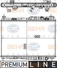 Hella Radiateur 8MK 376 754-761 Hella Radiateur 8MK 376 754-761
