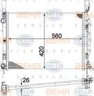 Hella Radiateur 8MK 376 755-524 Hella Radiateur 8MK 376 755-524