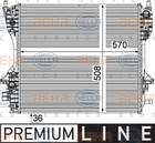Radiateur Hella 8mk376756671 Radiateur Hella 8mk376756671
