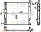 Hella Radiateur 8MK 376 790-451 Hella Radiateur 8MK 376 790-451