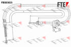 Handremkabel Fte fbs03025 Handremkabel Fte fbs03025