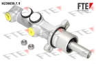 Fte Hoofdremcilinder H239039.7.1 Fte Hoofdremcilinder H239039.7.1
