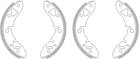 Textar Remschoen kit 83005700 Textar Remschoen kit 83005700