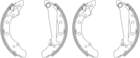 Textar Remschoen kit 83044701 Textar Remschoen kit 83044701