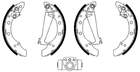 Textar Remschoen kit 83044704 Textar Remschoen kit 83044704