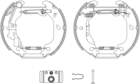 Remschoen kit Textar 84054400 Remschoen kit Textar 84054400