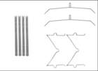 Textar Rem montageset 82540100 Textar Rem montageset 82540100