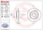 Remschijf Brembo 08295814 Remschijf Brembo 08295814