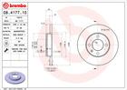 Remschijf Brembo 08417710 Remschijf Brembo 08417710