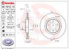 Remschijf Brembo 09701214 Remschijf Brembo 09701214