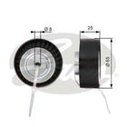Geleiderol (poly) V-riem Gates t36124 Geleiderol (poly) V-riem Gates t36124