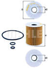 Oliefilter Mahle Original ox422d Oliefilter Mahle Original ox422d