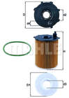 Mahle Original Oliefilter OX 171/2D1 Mahle Original Oliefilter OX 171/2D1