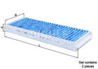 Interieurfilter Mahle Original lao239s Interieurfilter Mahle Original lao239s