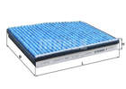 Interieurfilter Mahle Original lao124 Interieurfilter Mahle Original lao124