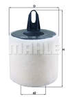Mahle Original Luchtfilter LX 1651 Mahle Original Luchtfilter LX 1651