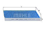 Interieurfilter Mahle Original lao129 Interieurfilter Mahle Original lao129