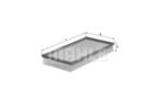 Mahle Original Luchtfilter LX 686 Mahle Original Luchtfilter LX 686